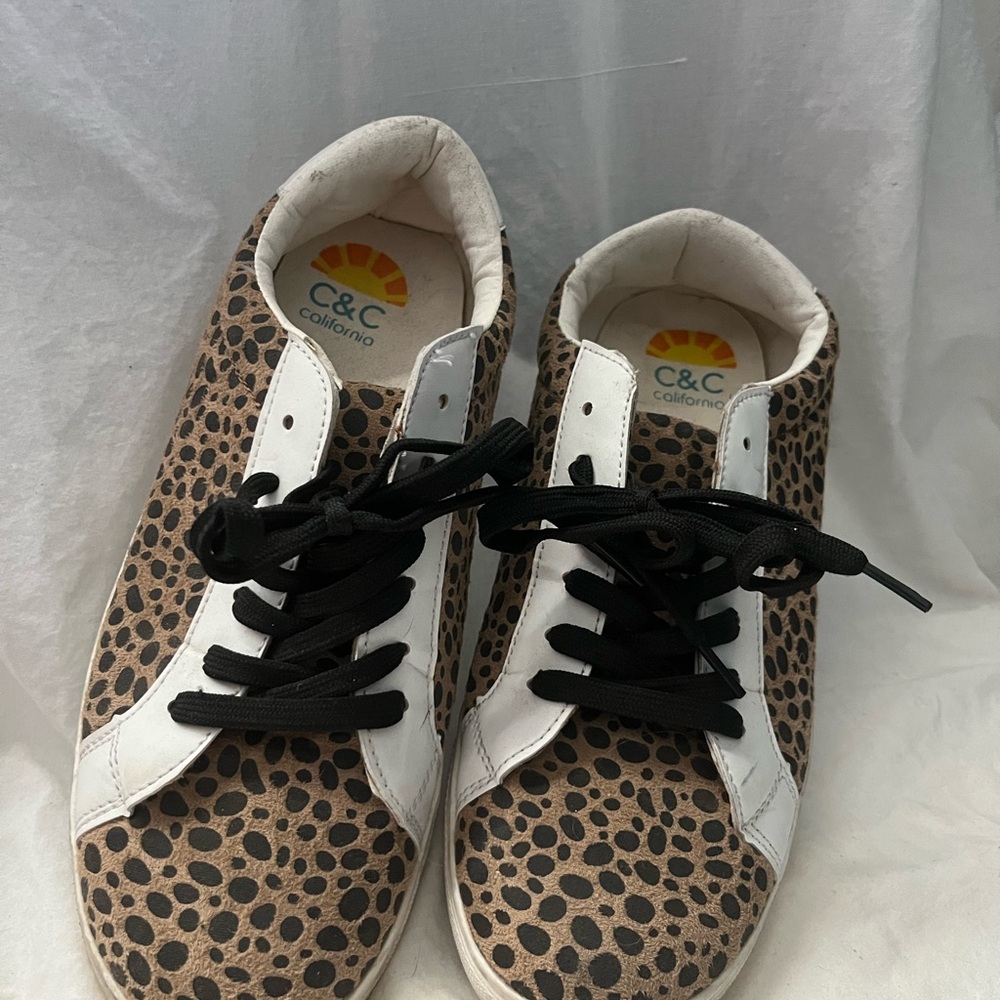 C&C California Leopard Print Women’s Sneakers Size 11